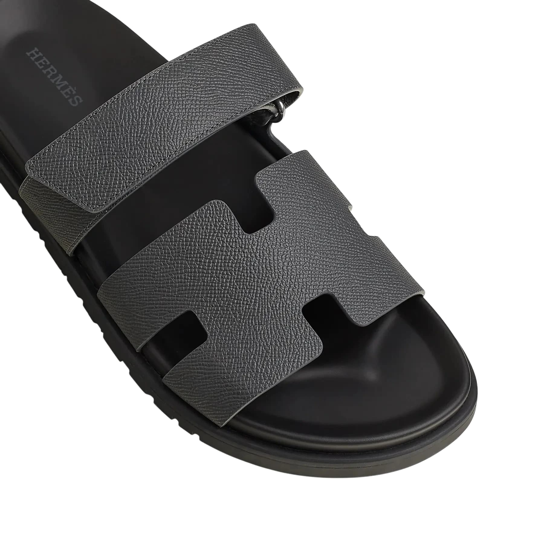 Hermès Chypre Sandals – Gris Orage