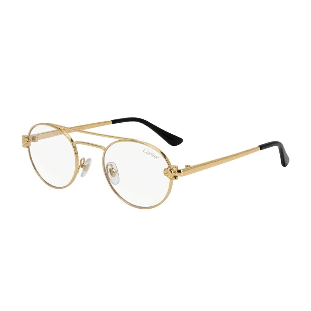 Cartier Sunglasses Round-Frame – Gold-Tone