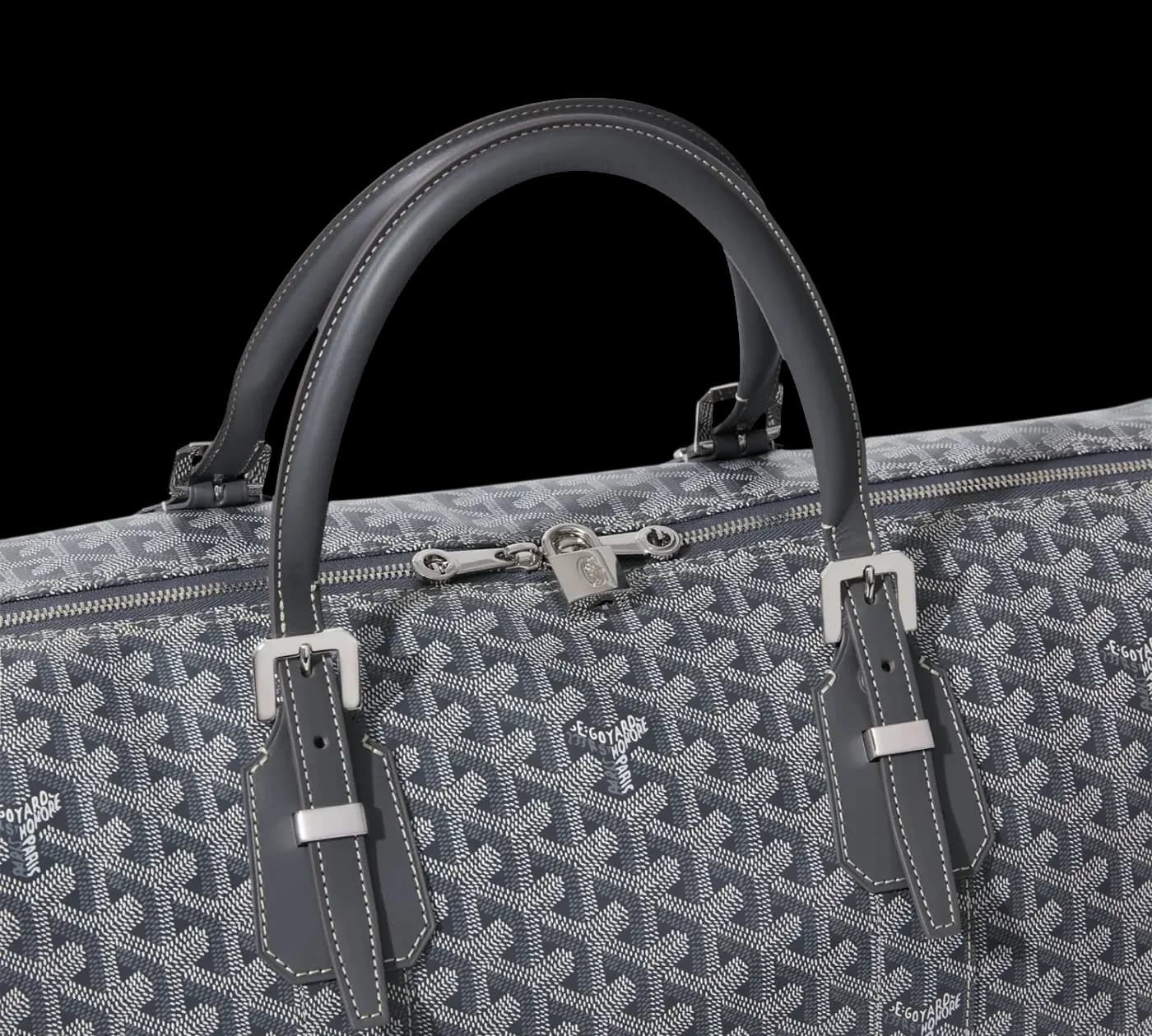 Goyard Boston 50 Bag Grey