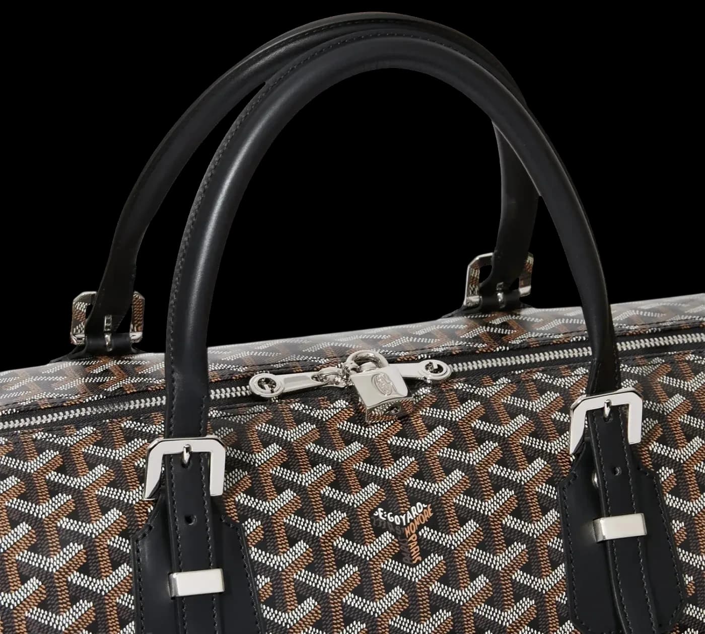 Goyard Boston 50 Bag Black