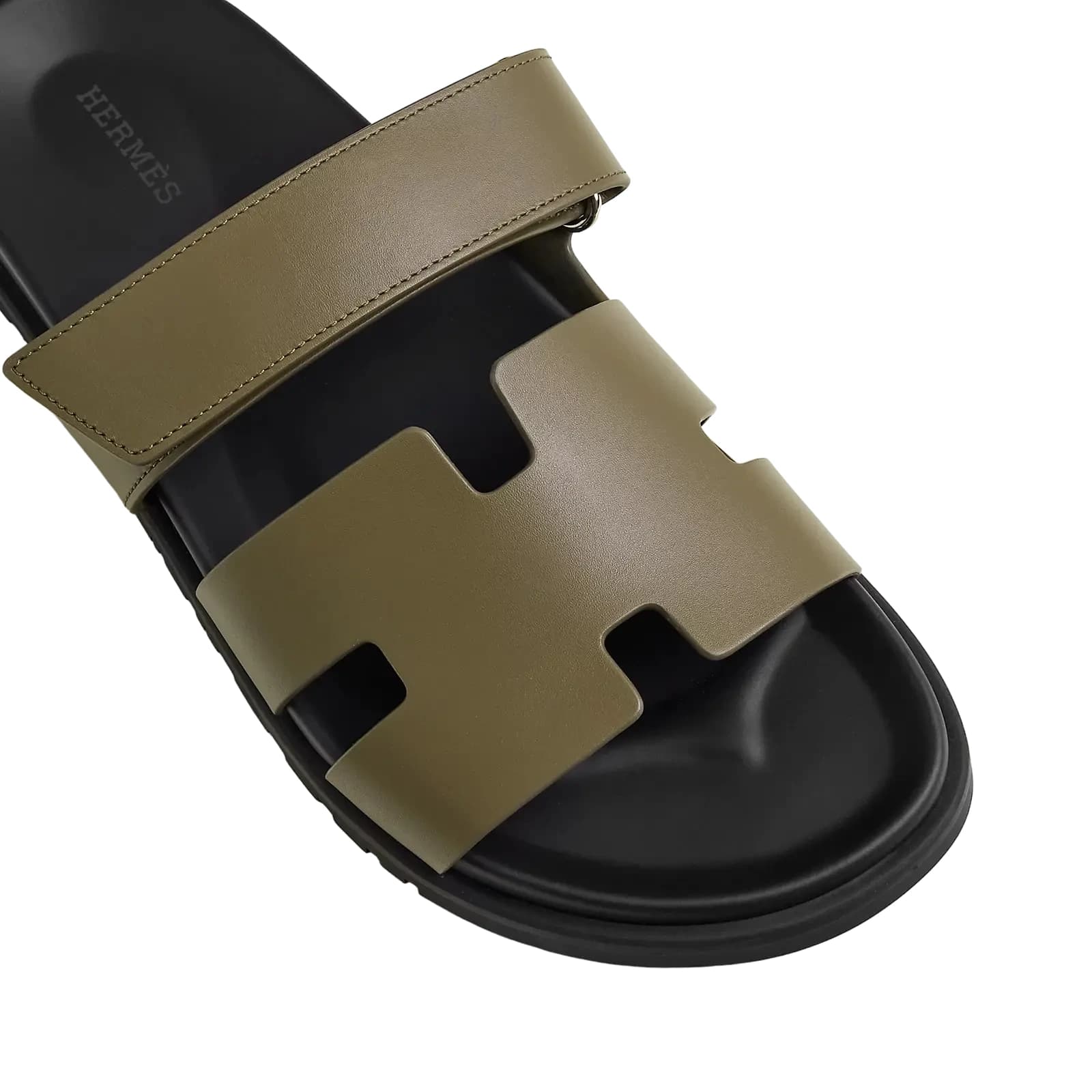 Hermès Chypre Sandals – Vert Toundra