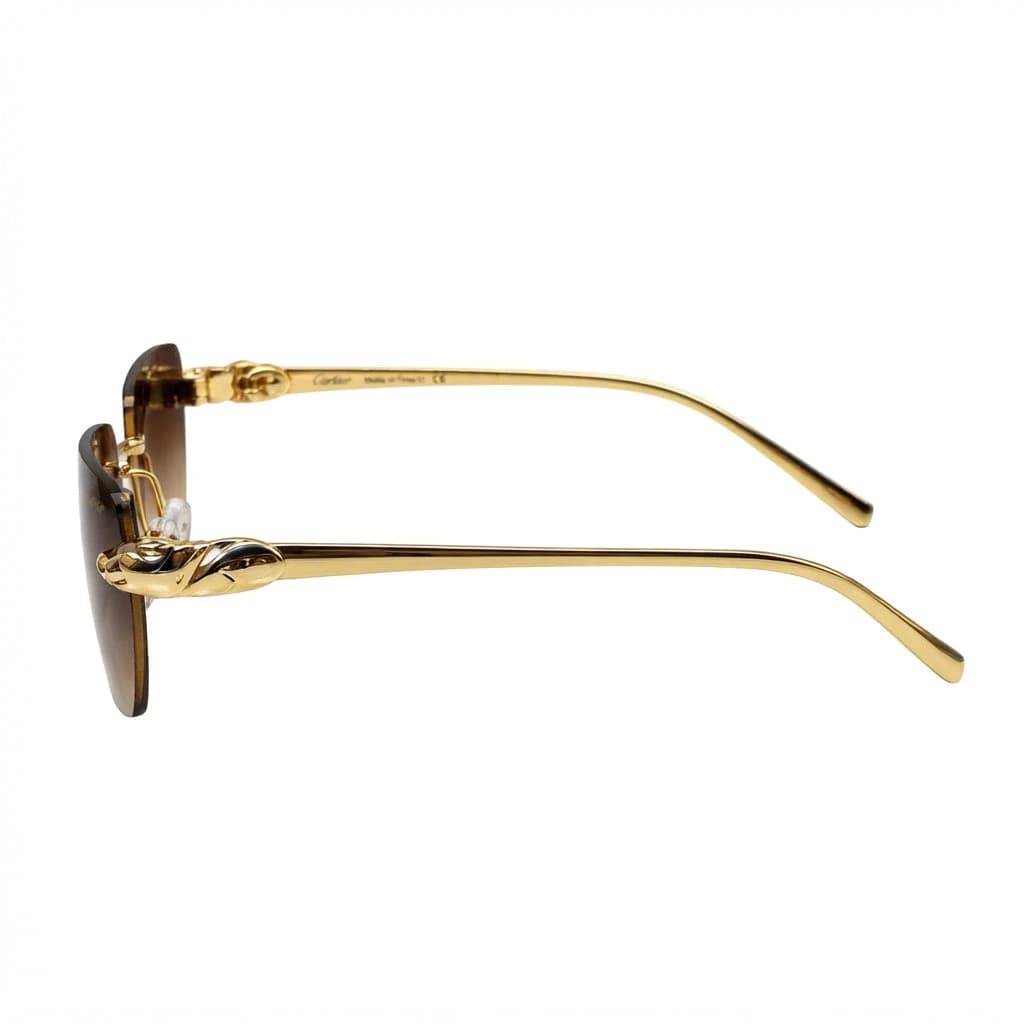 Cartier Sunglasses Panthère de Cartier Brown Gradient