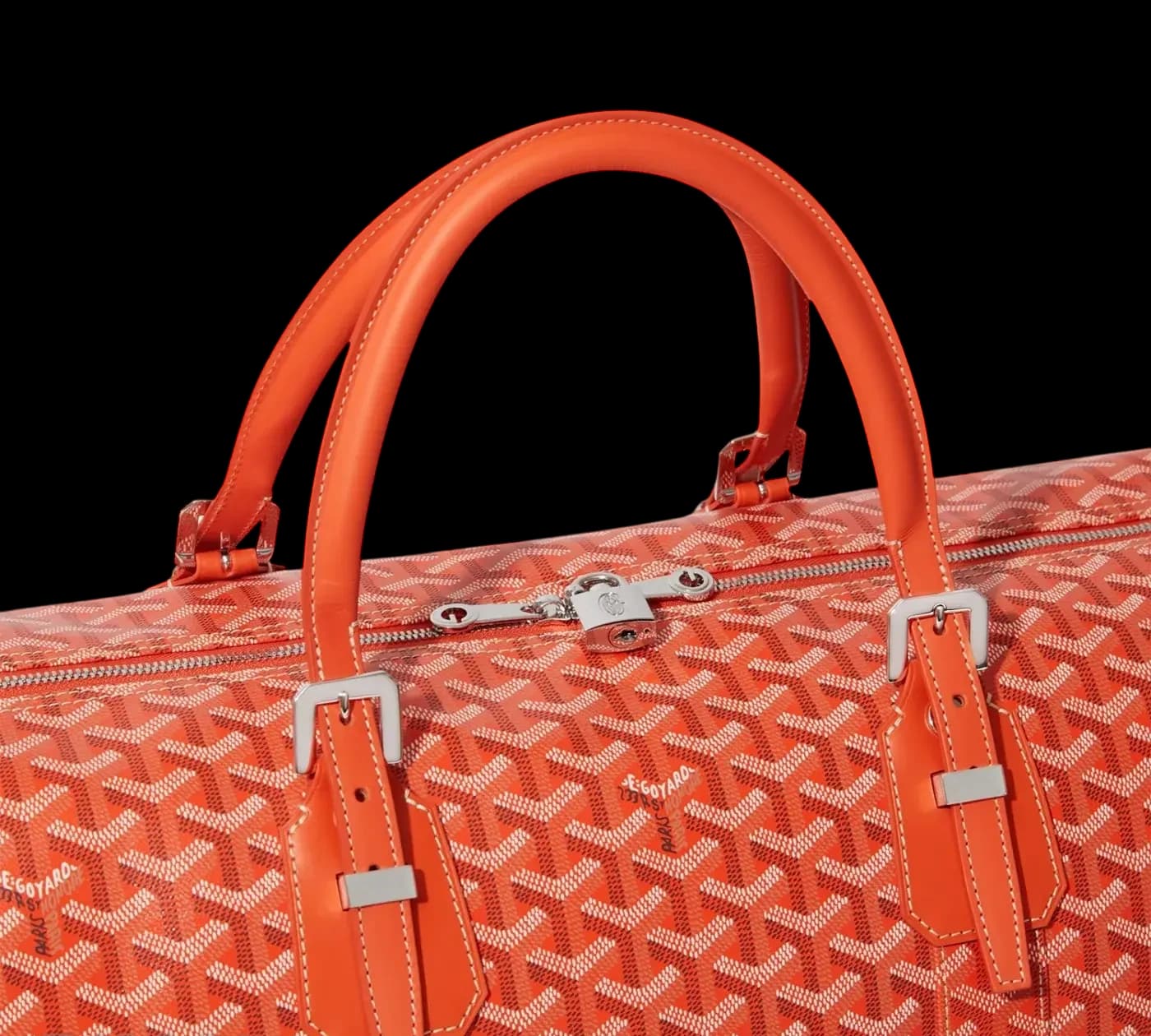 Goyard Boston 50 Bag Orange