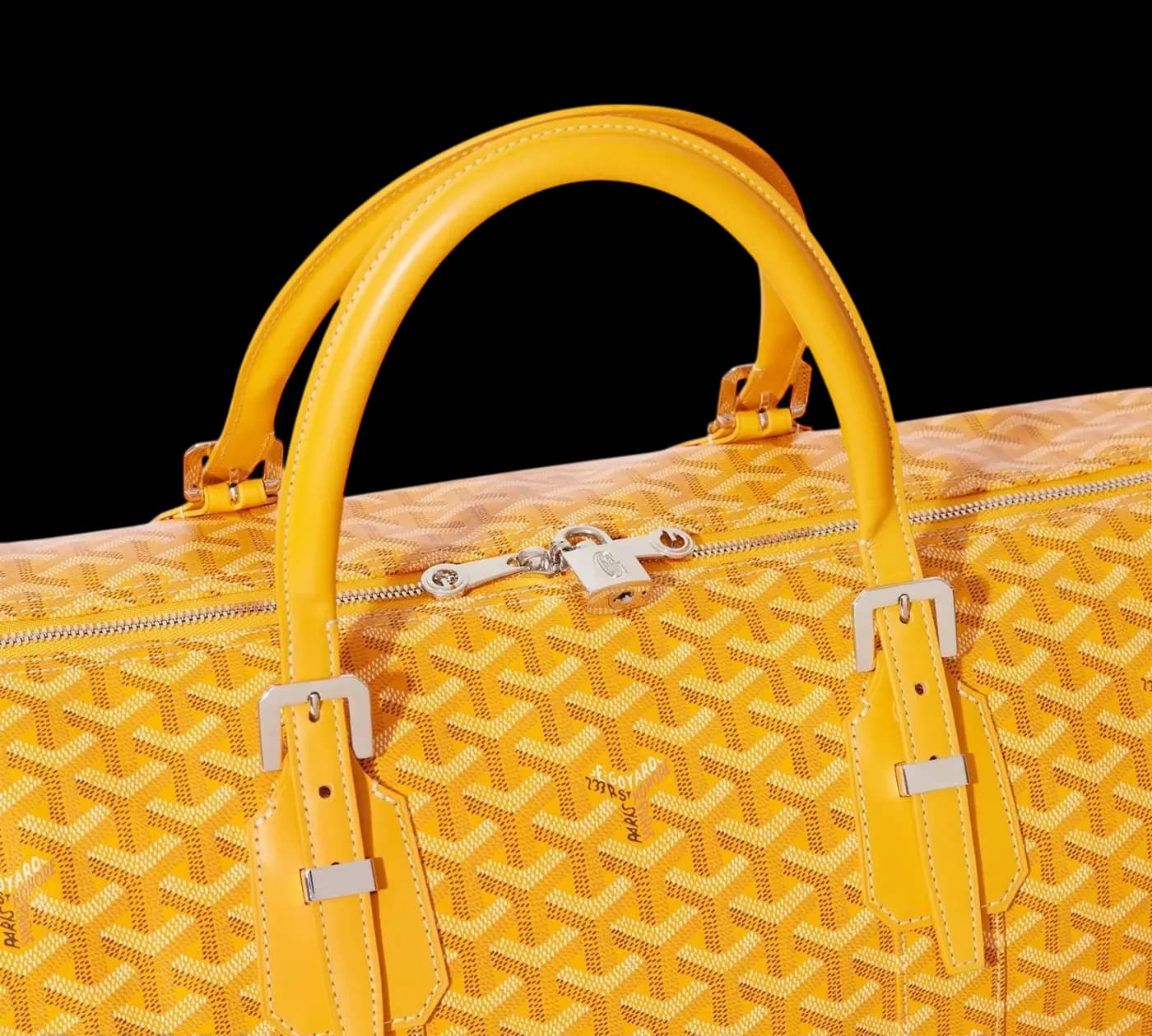 Goyard Boston 50 Bag Yellow