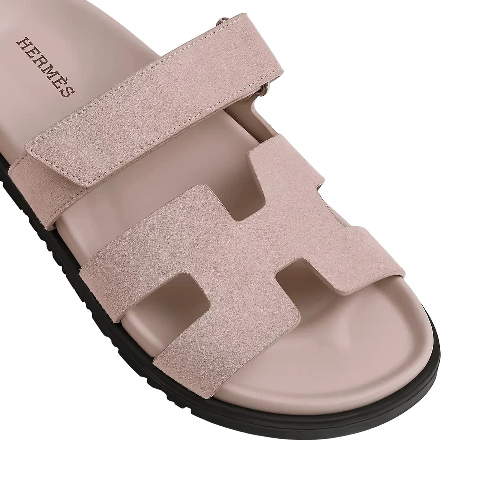 Hermès Chypre Sandals – Pink Suede