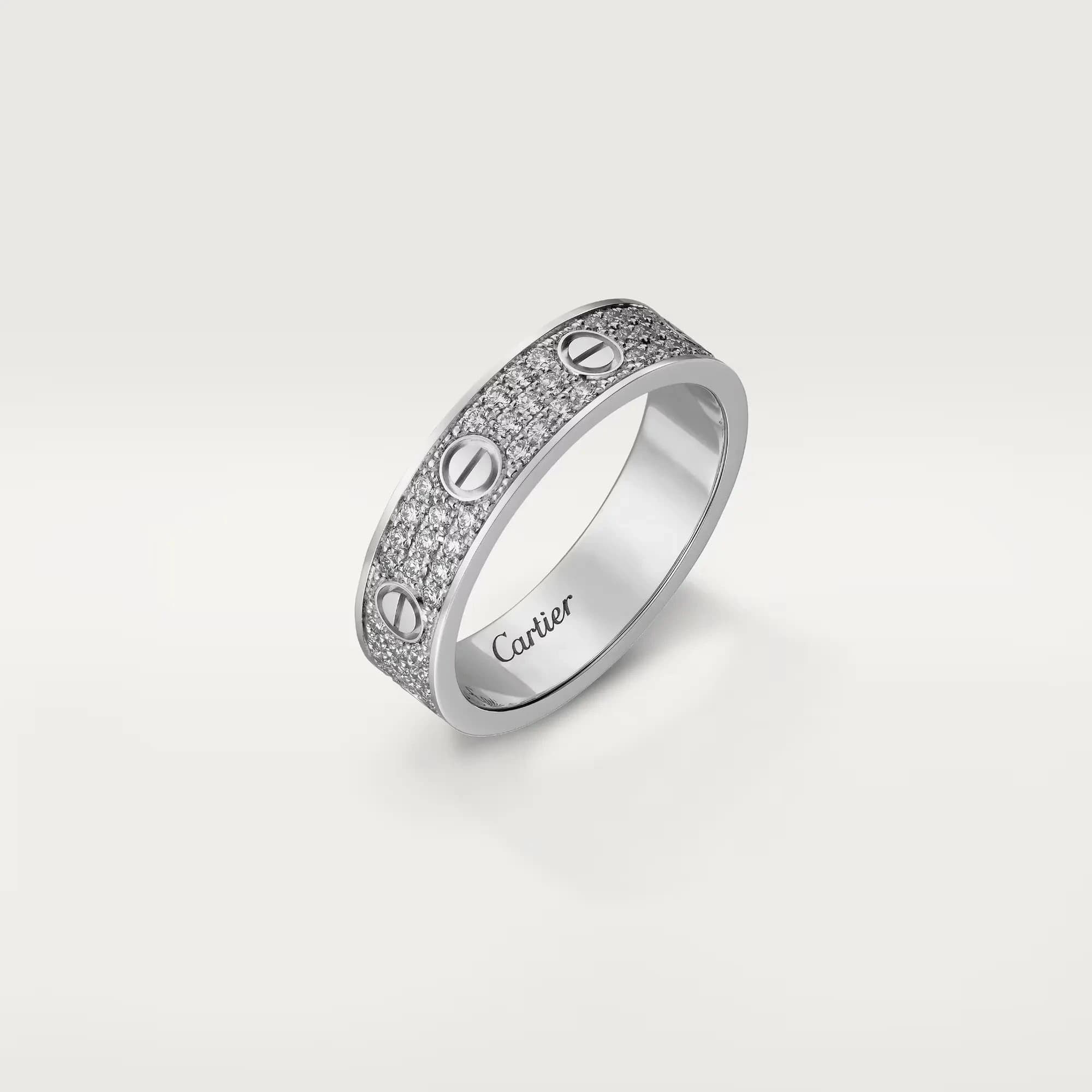 Cartier LOVE Ring | Small Pave Style