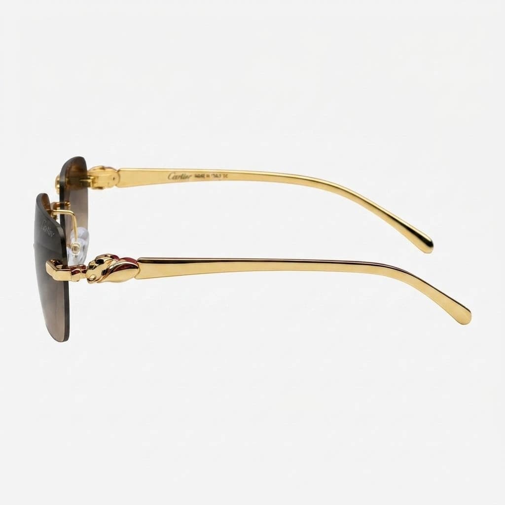 Cartier Sunglasses Panthère Gradient Brown