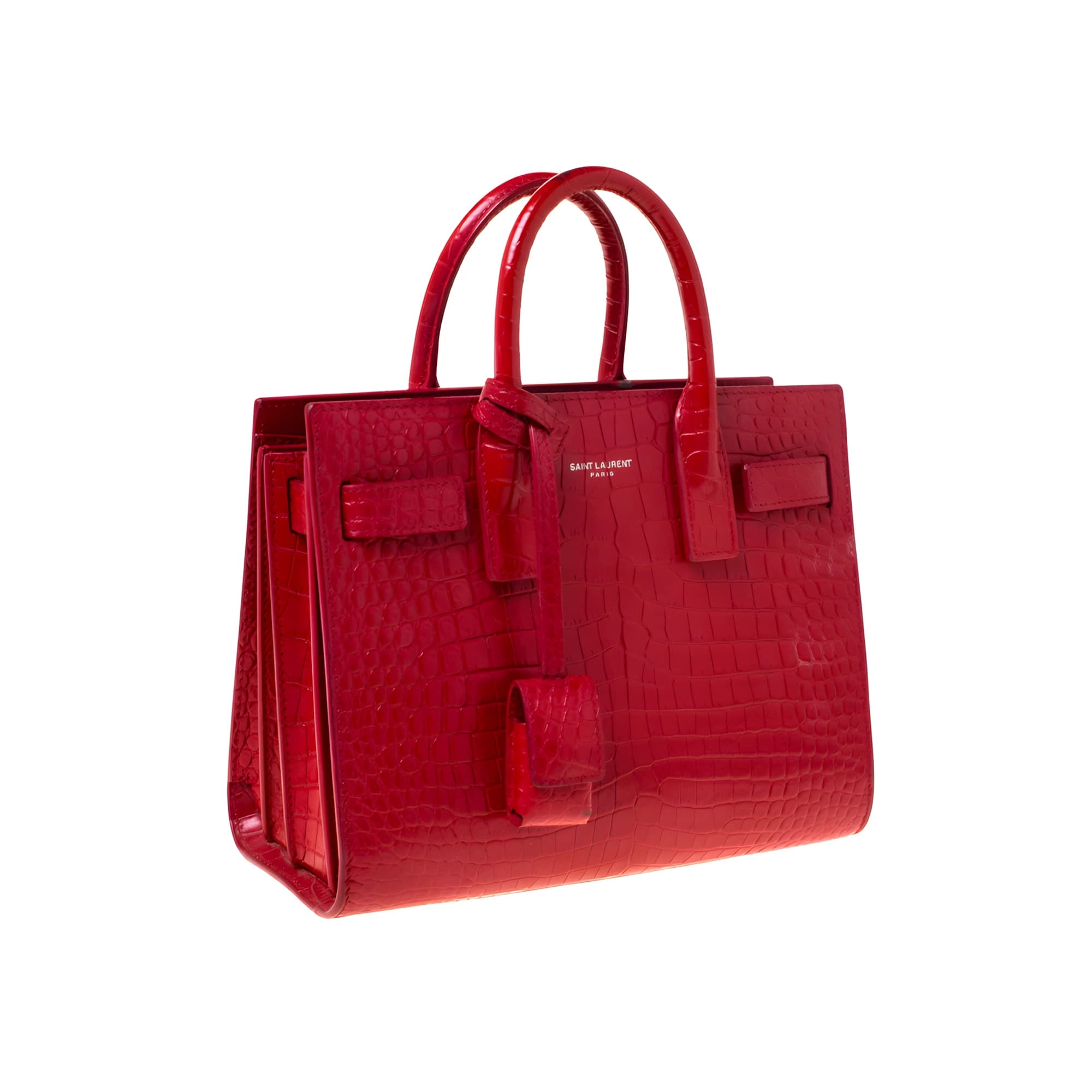Saint Laurent Sac De Jour Red