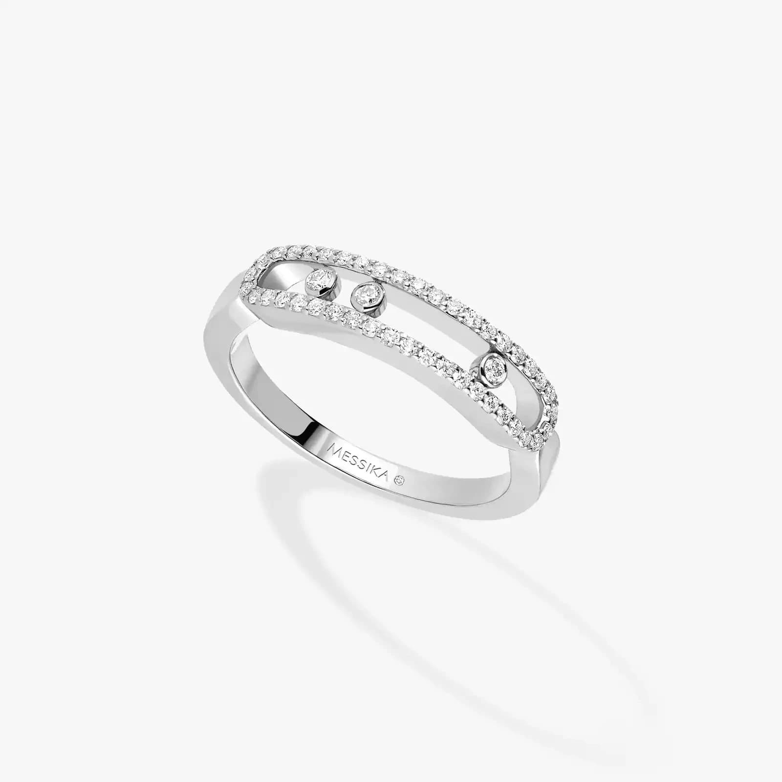 Messika Ring | Yellow Gold Stone-Set