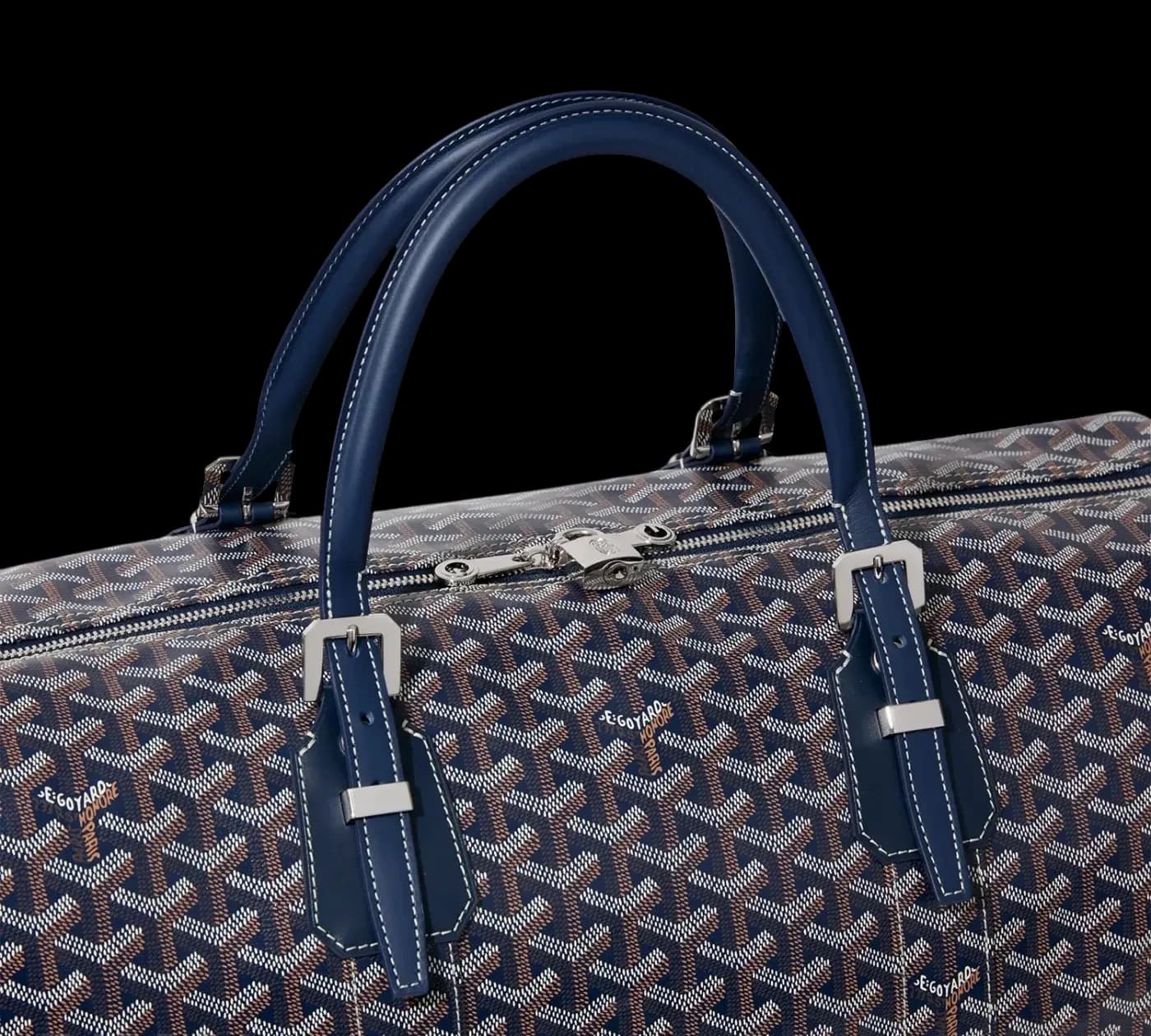 Goyard Boston 50 Bag Navy Blue
