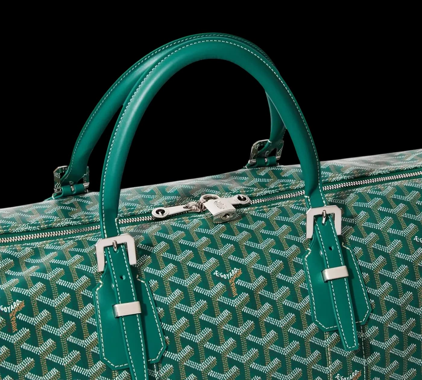 Goyard Boston 50 Bag Green