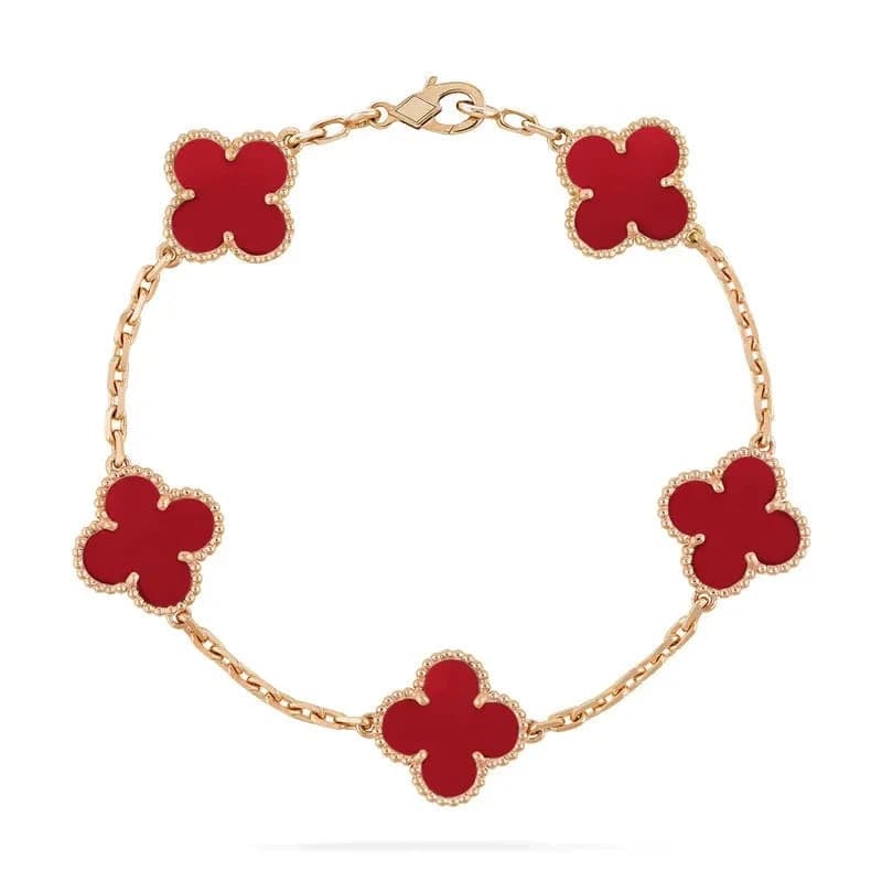 Van Cleef Vintage Alhambra Bracelet | 5 Motifs (503368510)