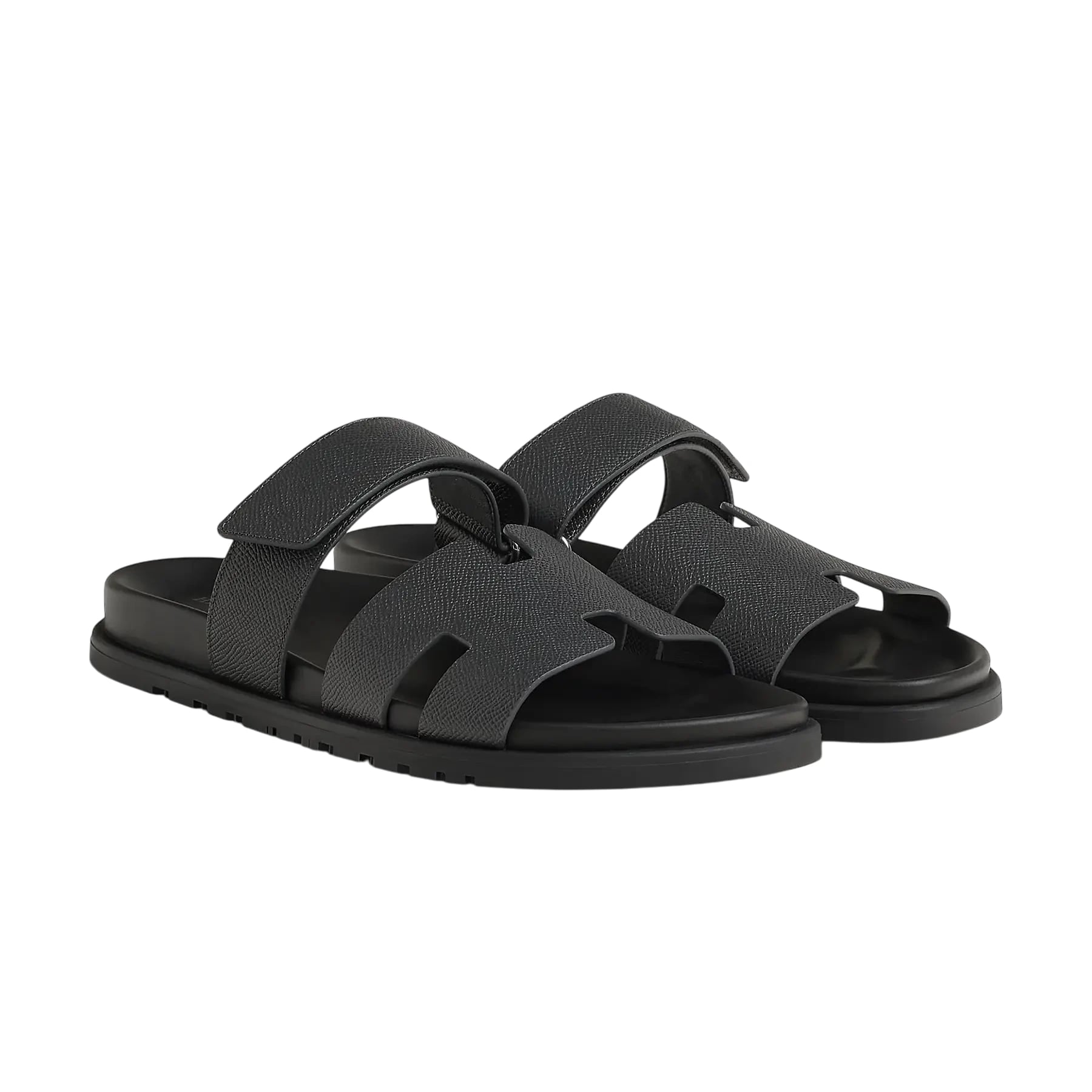 Hermès Chypre Sandals – Gris Orage