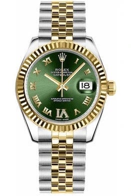 Rolex Datejust – Green Dial Yellow