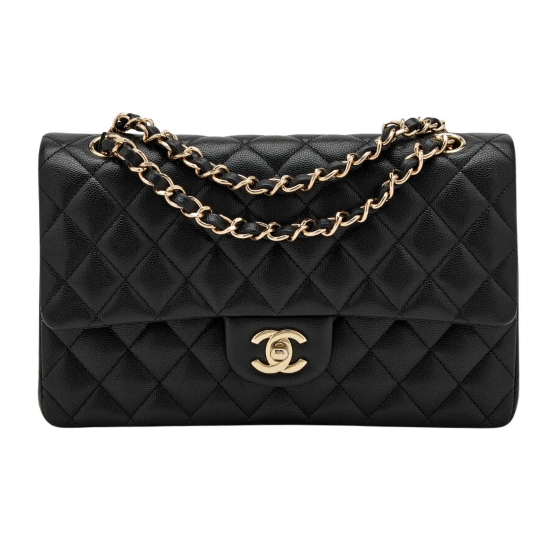 Chanel Classic Flap Bag Black Calfskin
