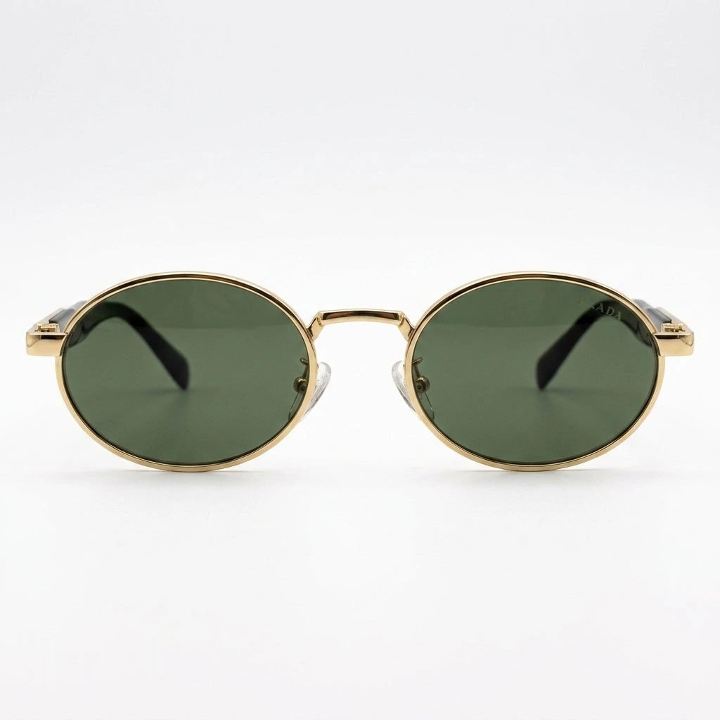 Prada Sunglasses PR 65ZS ZVN70L – Dark Green Lenses