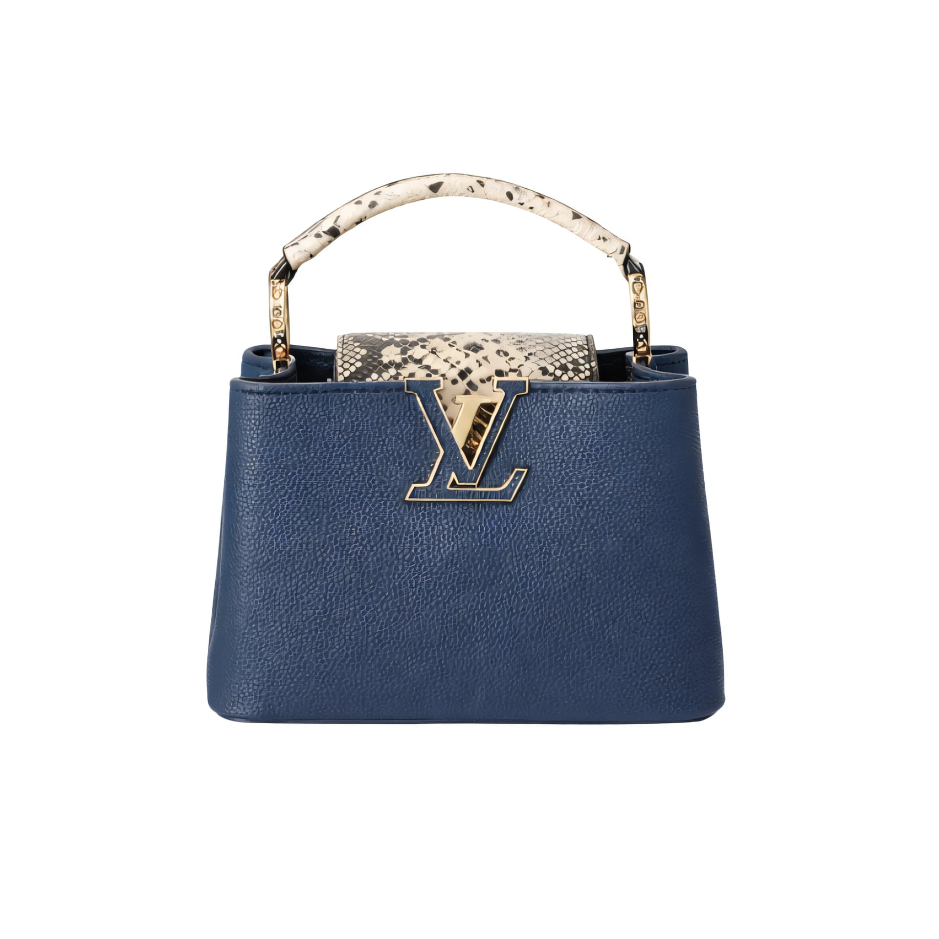 Louis Vuitton Capucines Taurillon Navy Blue