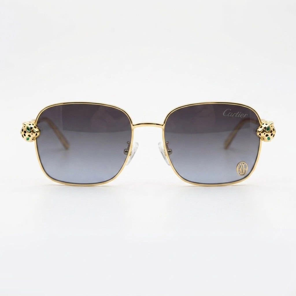 Cartier Sunglasses Gold-Tone – Black Lenses