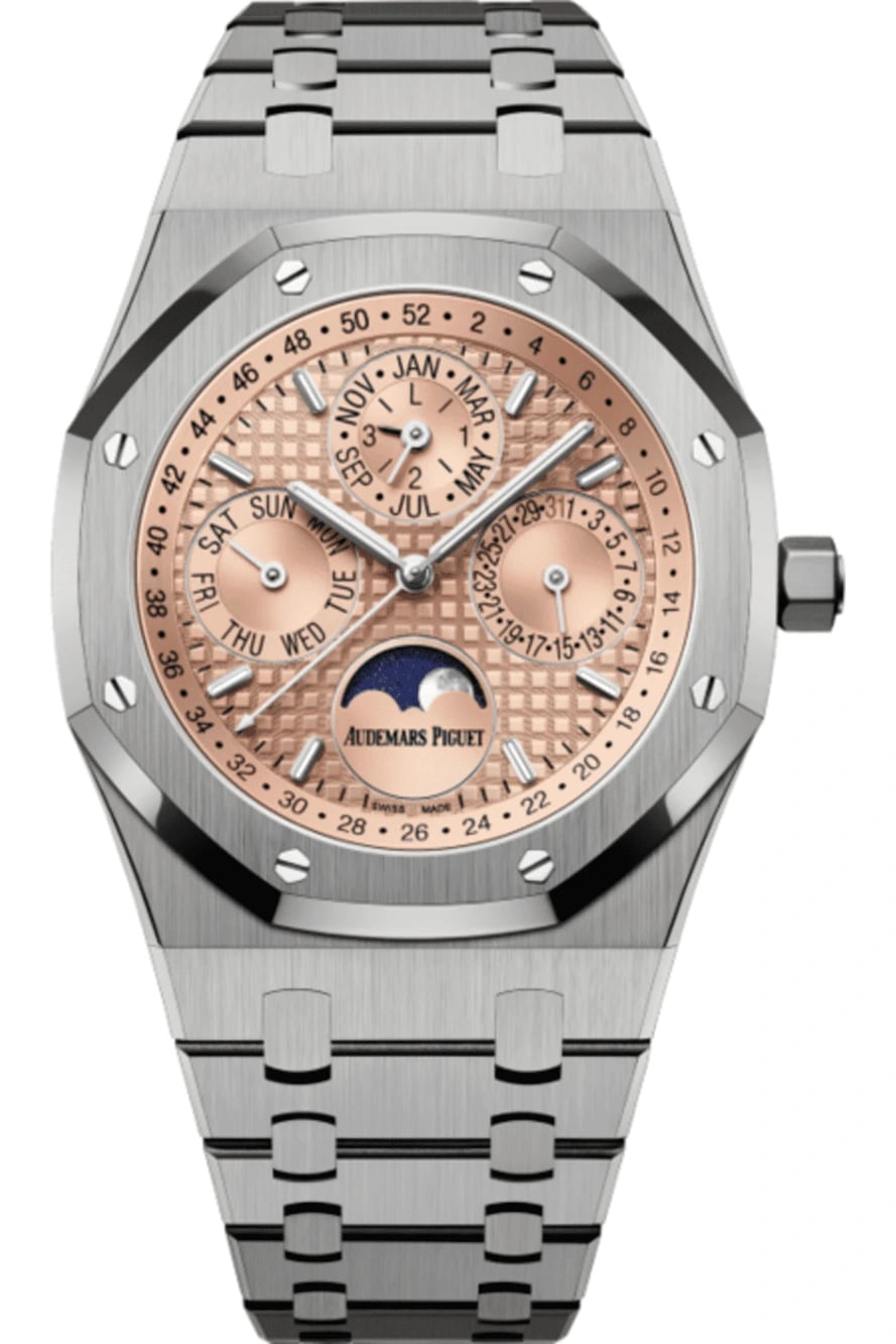 Audemars Piguet Royal Oak Perpetual Calendar — Titanium Salmon Dial