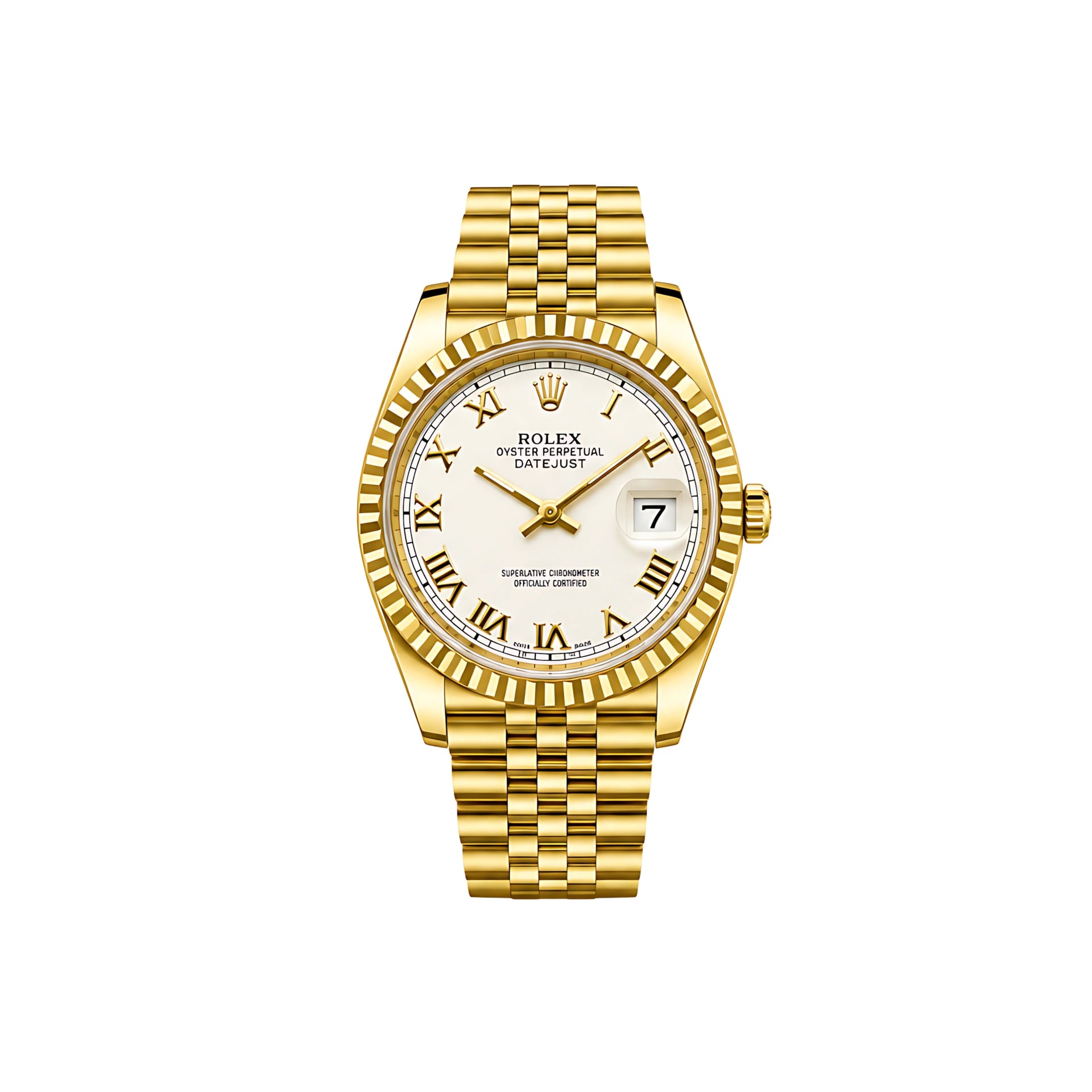 Rolex Datejust – Mint Gold White Dial Gold