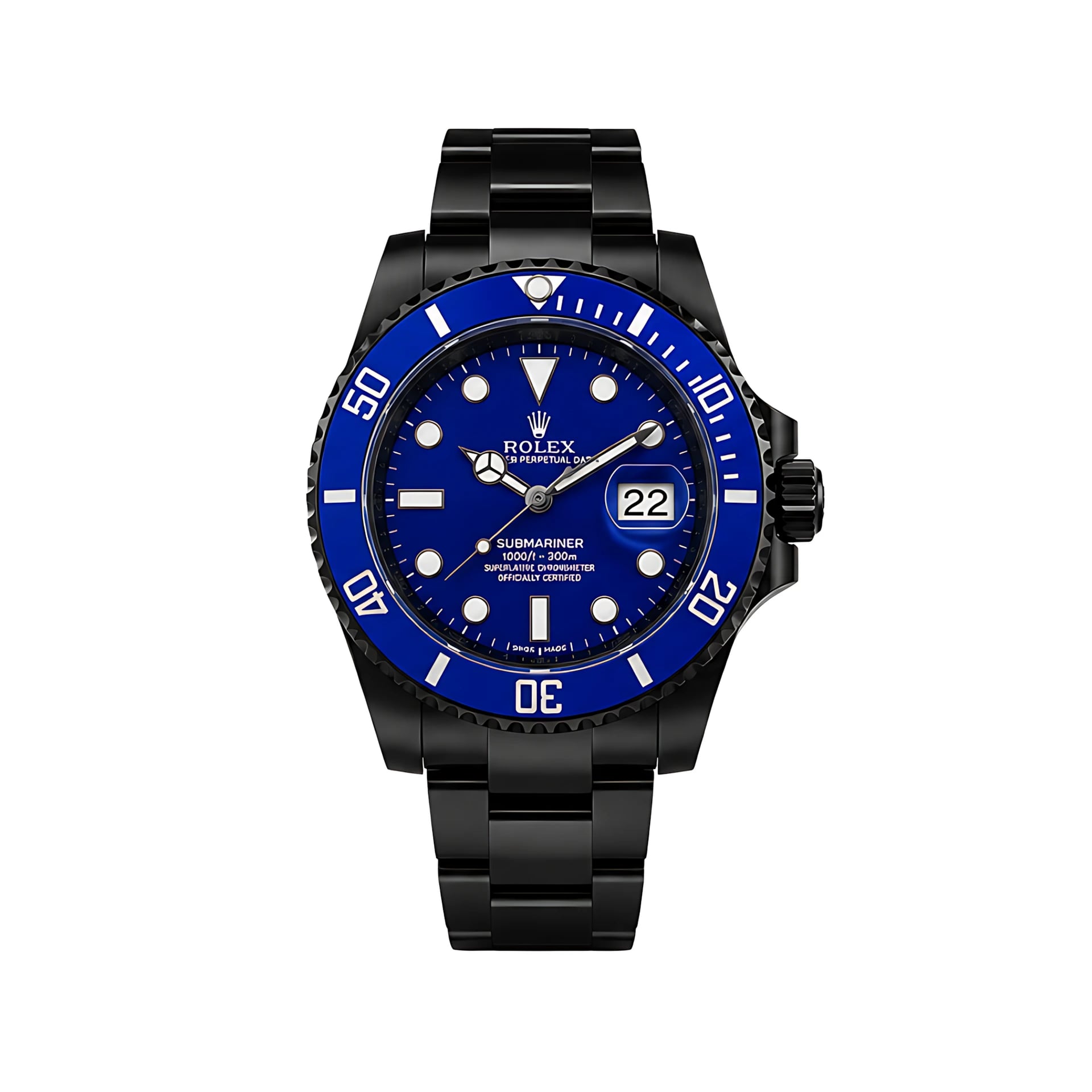 Rolex Submariner Date – Blue Dial Blue Bezel Black