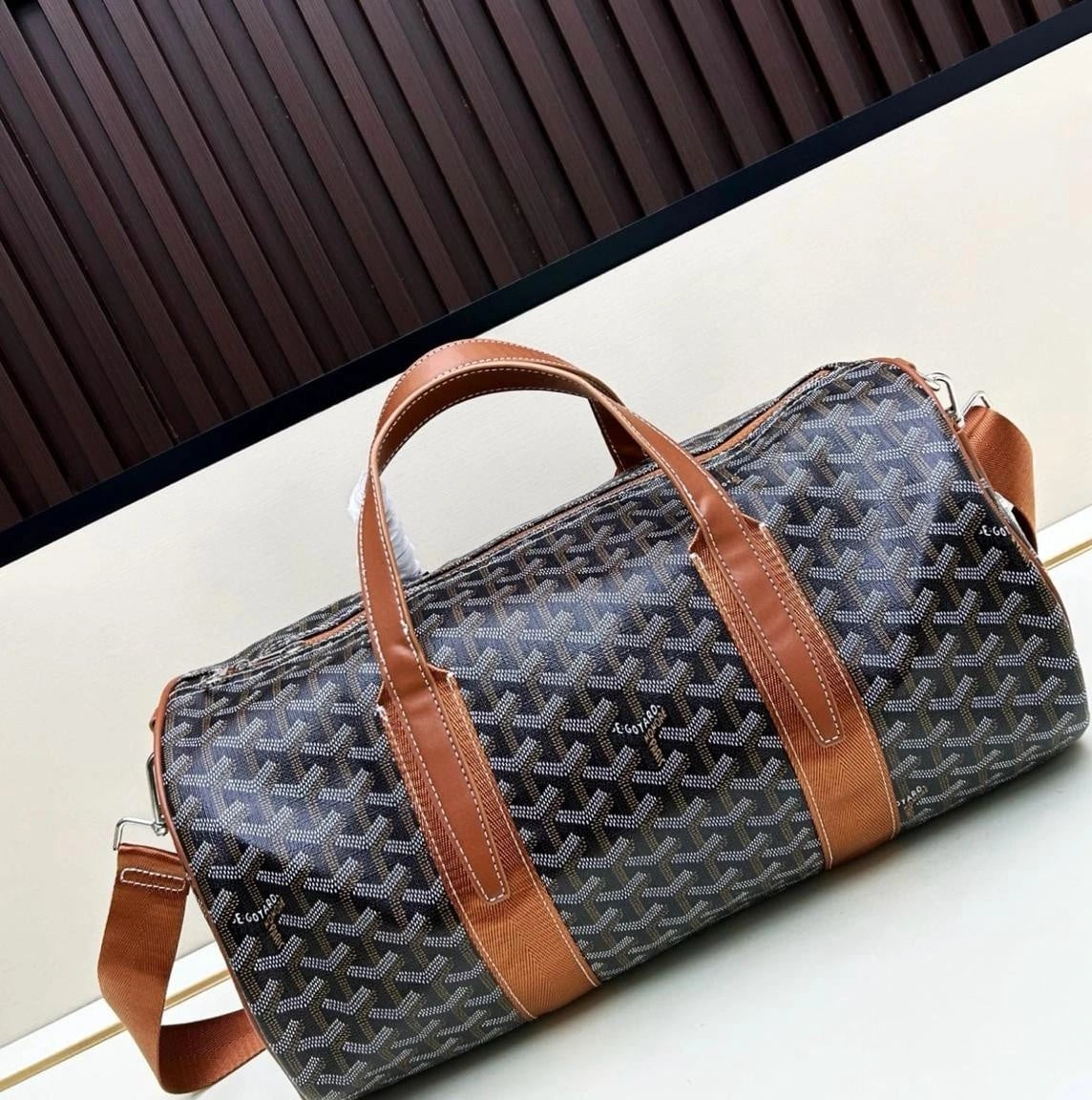 Goyard | حقيبة سفر بوينغ 45 - أسود / تان