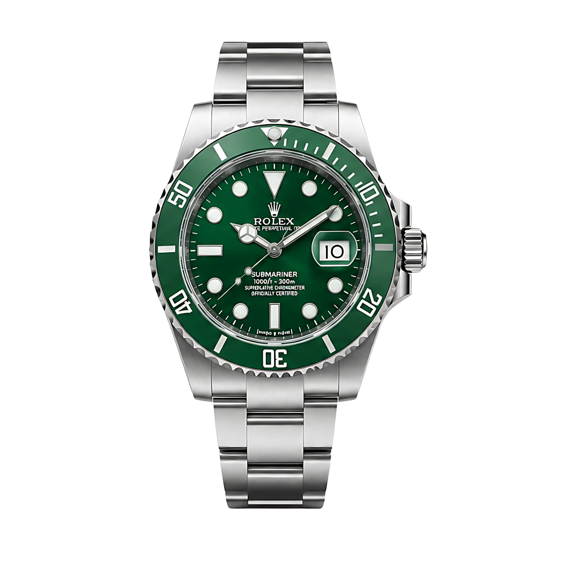 Rolex Submariner Date – Green Dial Silver