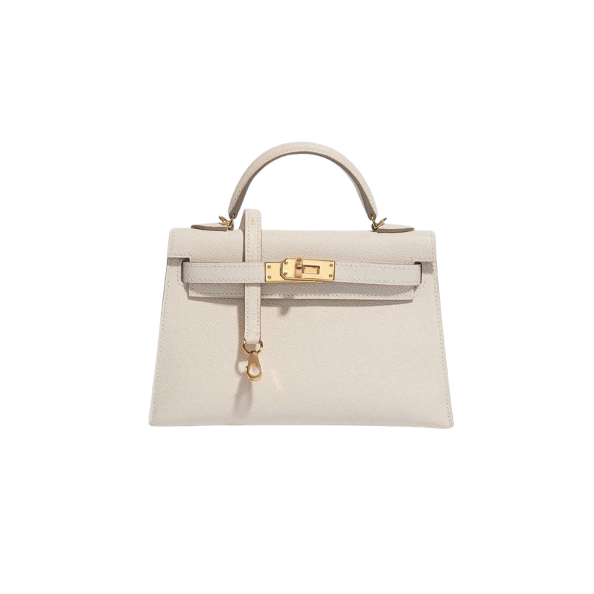 Hermès Kelly Mini White Hand Bag