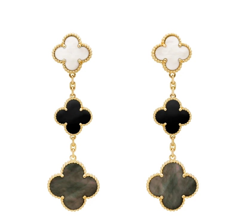 Van Cleef Magic Alhambra Earrings | 3 Motifs (852112)