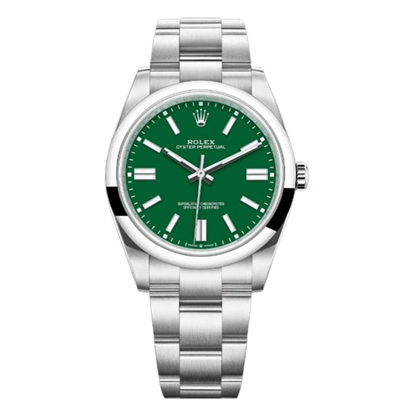 Rolex Oyster Perpetual – Green Index Dial