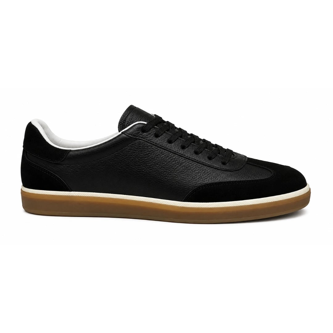 Loro Piana Tennis Walk Suede & Leather Sneakers