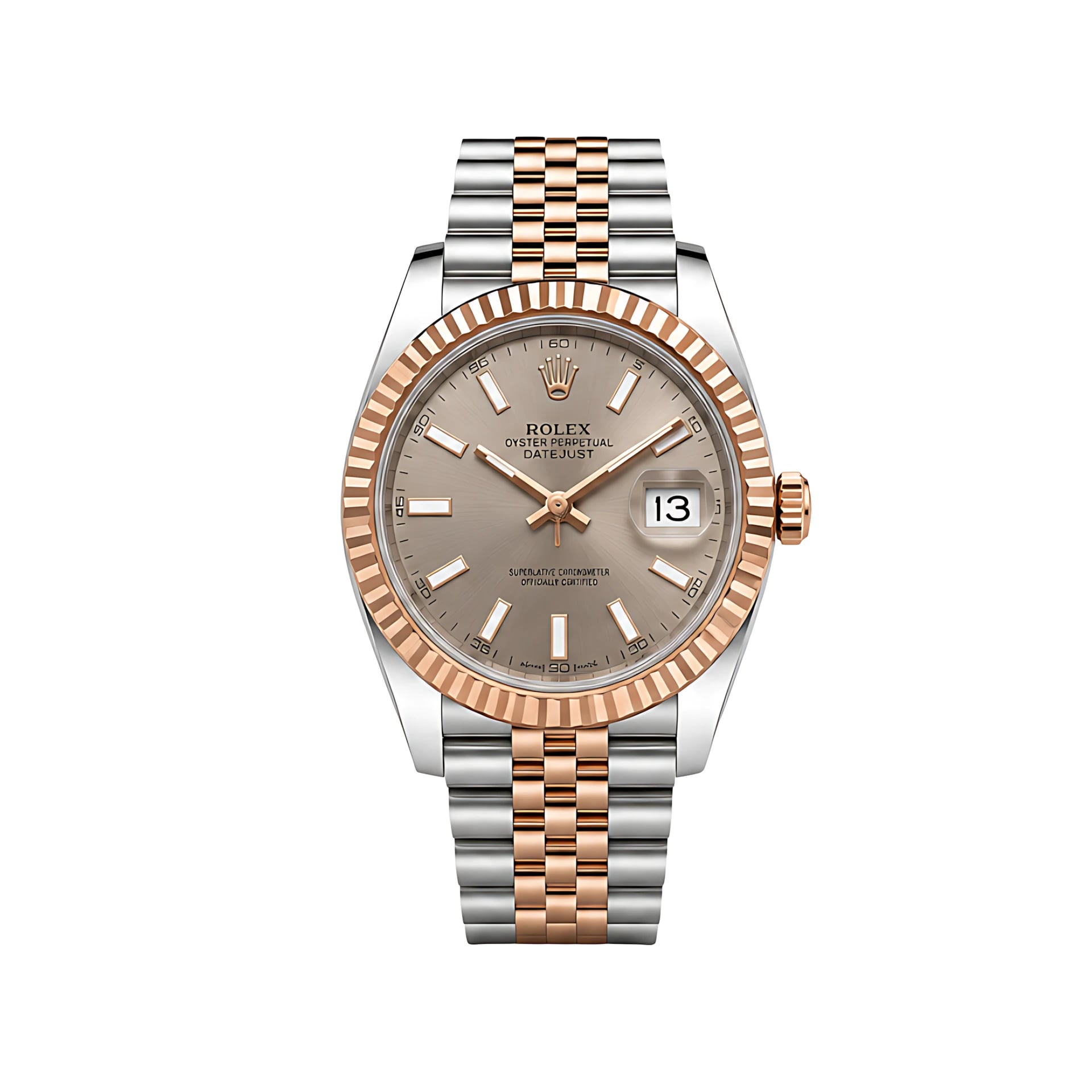 Rolex Datejust – Sundust Dial Two Tone Rose Gold