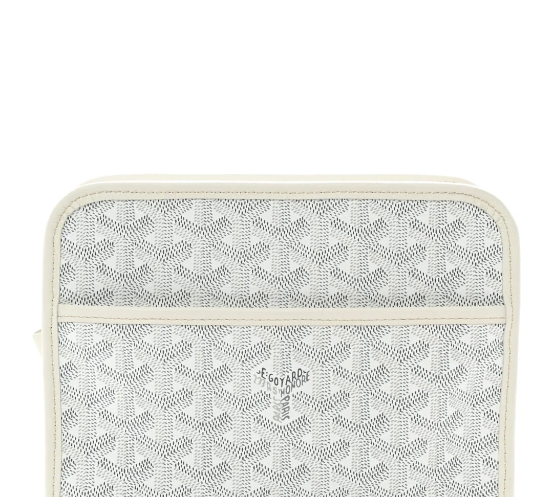 Goyard Jouvence Toiletry Pouch White