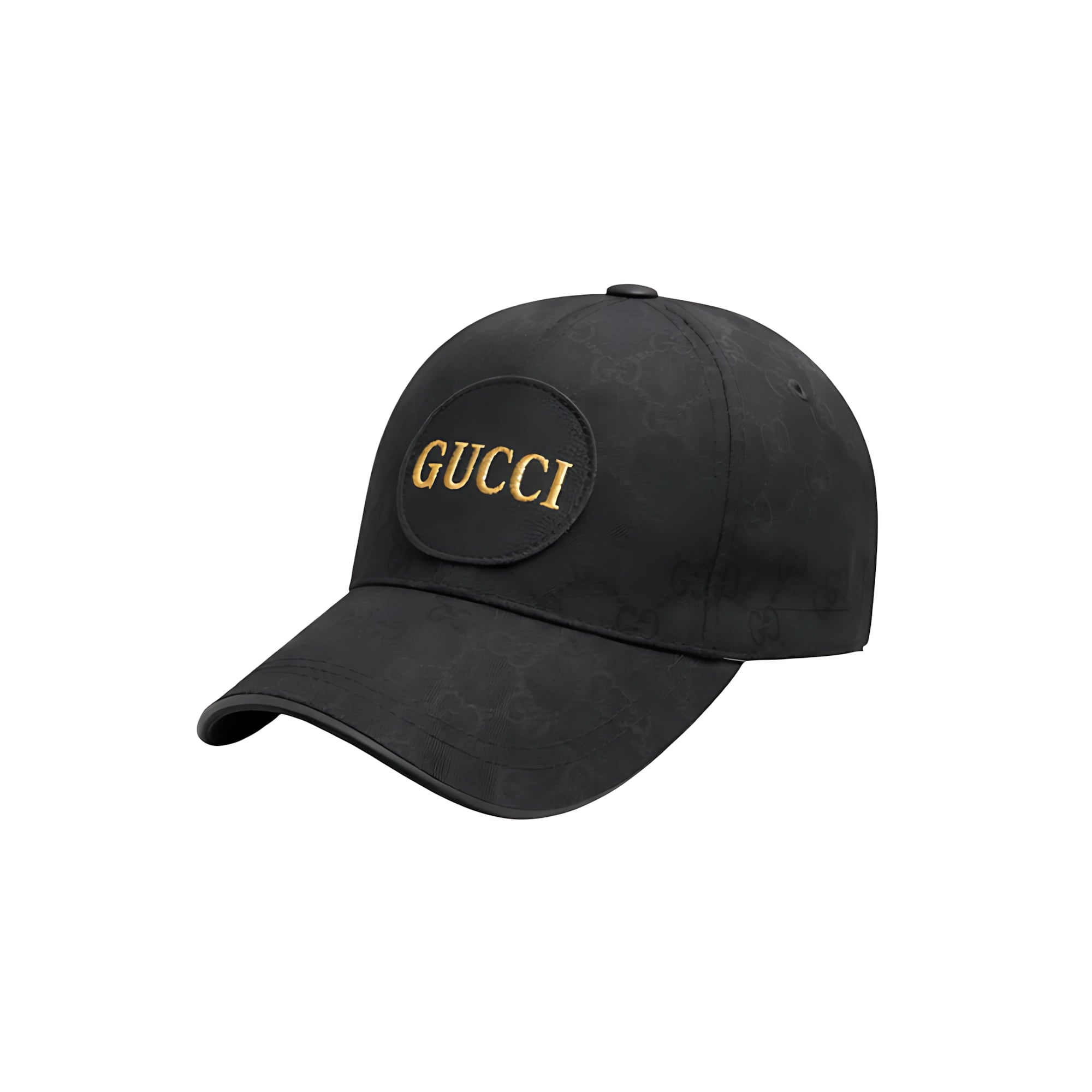 Gucci Canvas Logo Black Cap