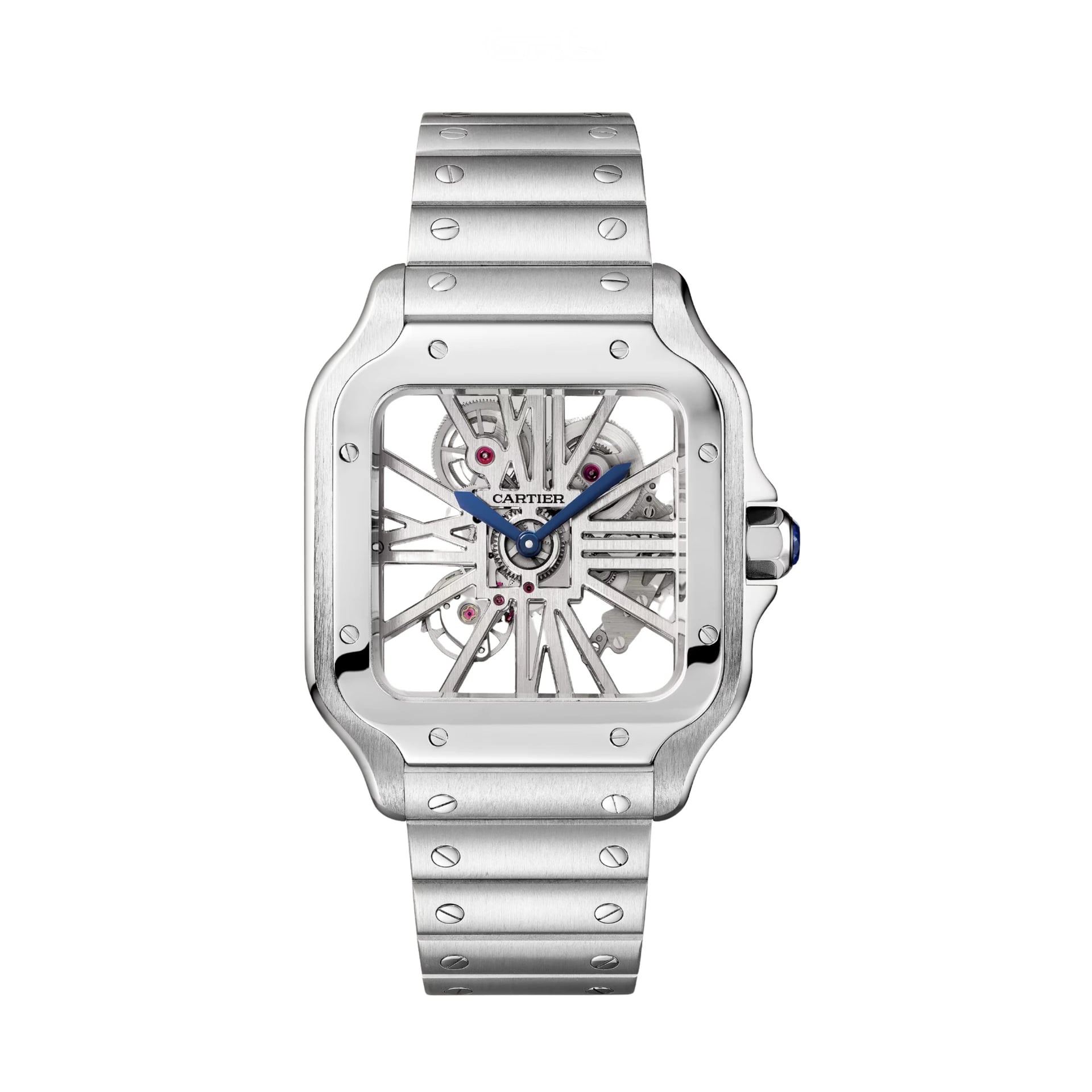 Cartier Santos de Cartier – Skeleton Steel