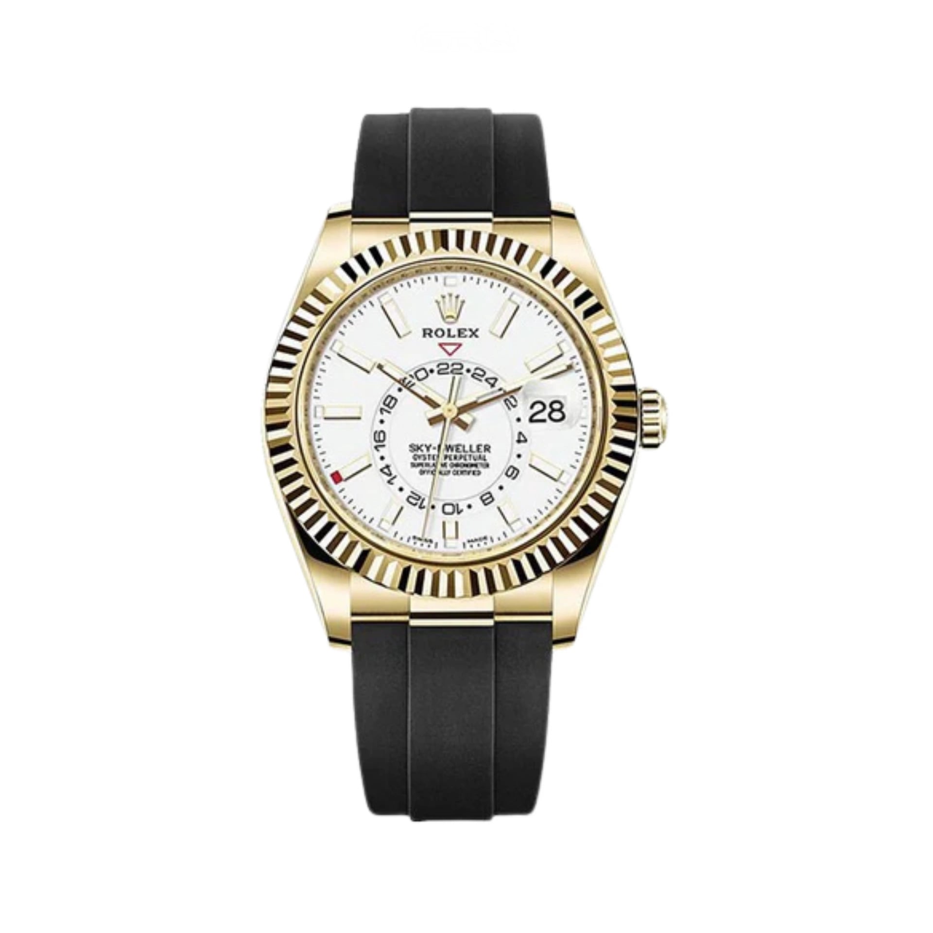 Rolex Oysterflex White Index Dial