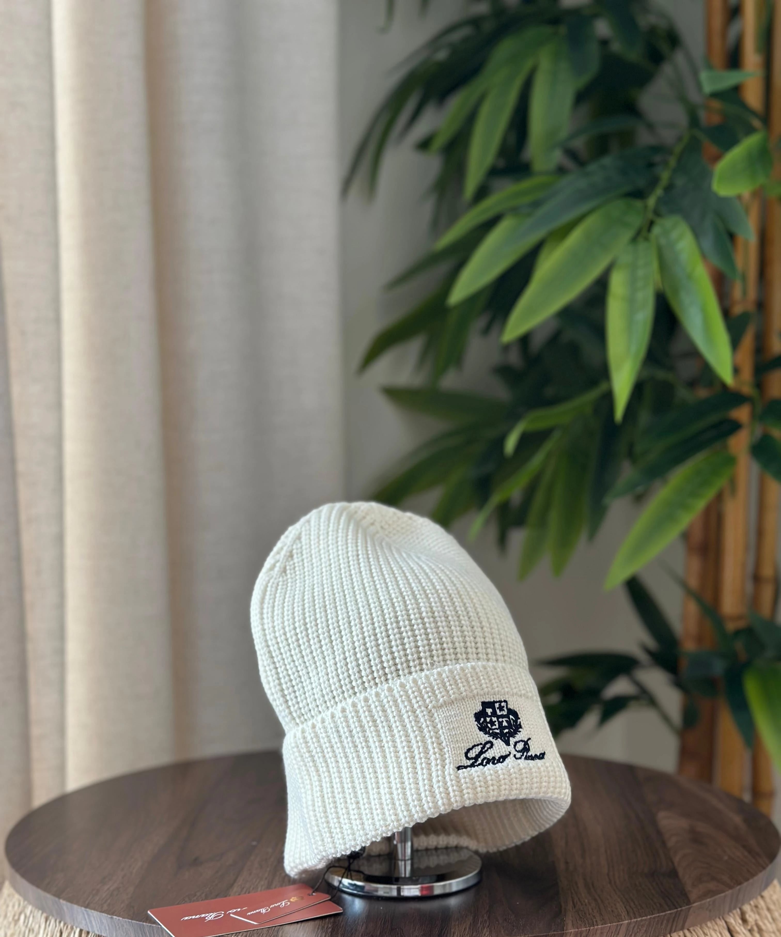 Loro Piana Cap | White Beanie