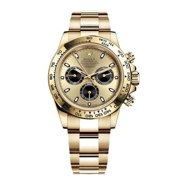 Rolex Cosmograph Daytona – Yellow Gold Black Dial (GEN-D808DCE1)