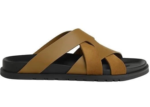 Hermès Kazimir Smoky Brown Sandal | Men