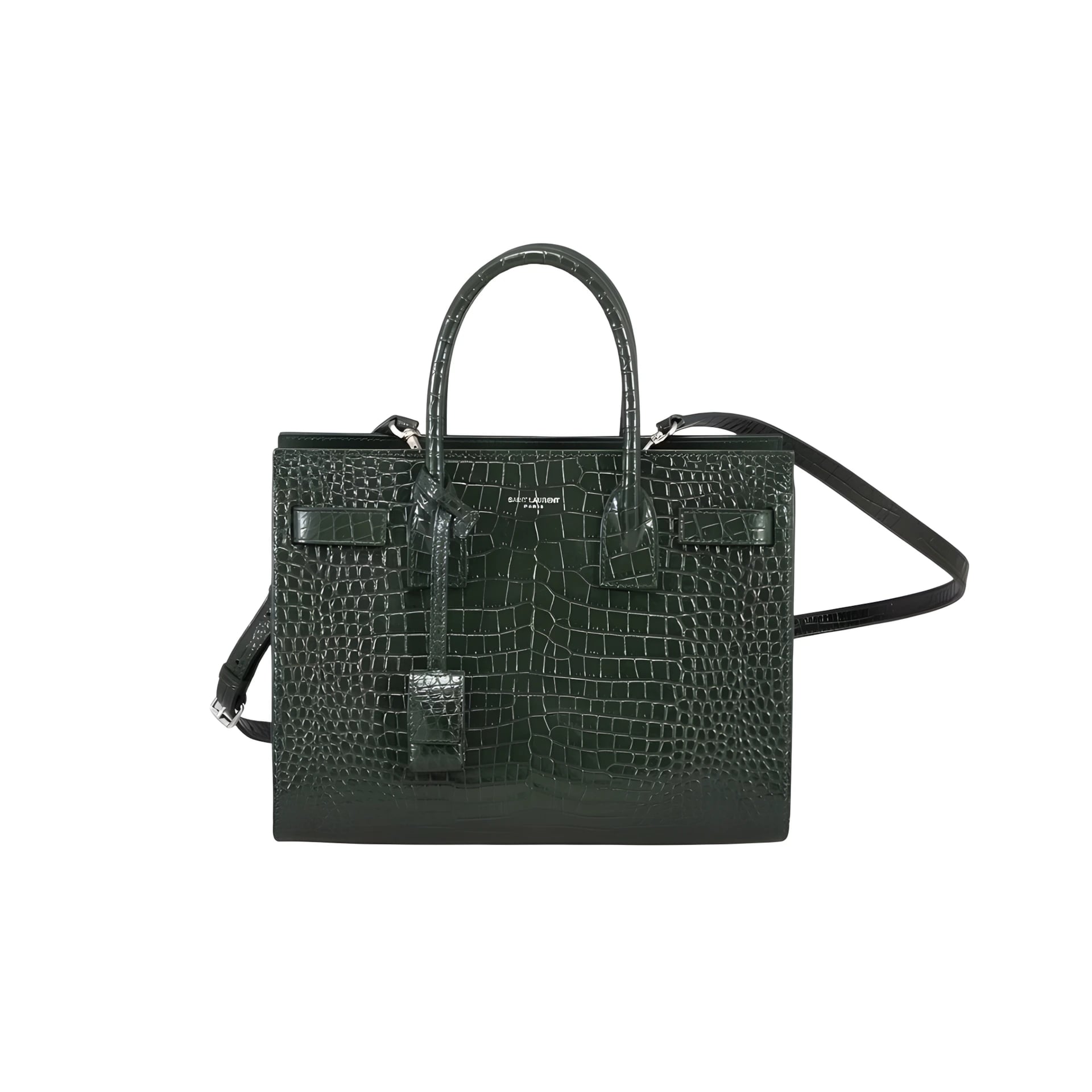 Saint Laurent Sac De Jour Dark Green