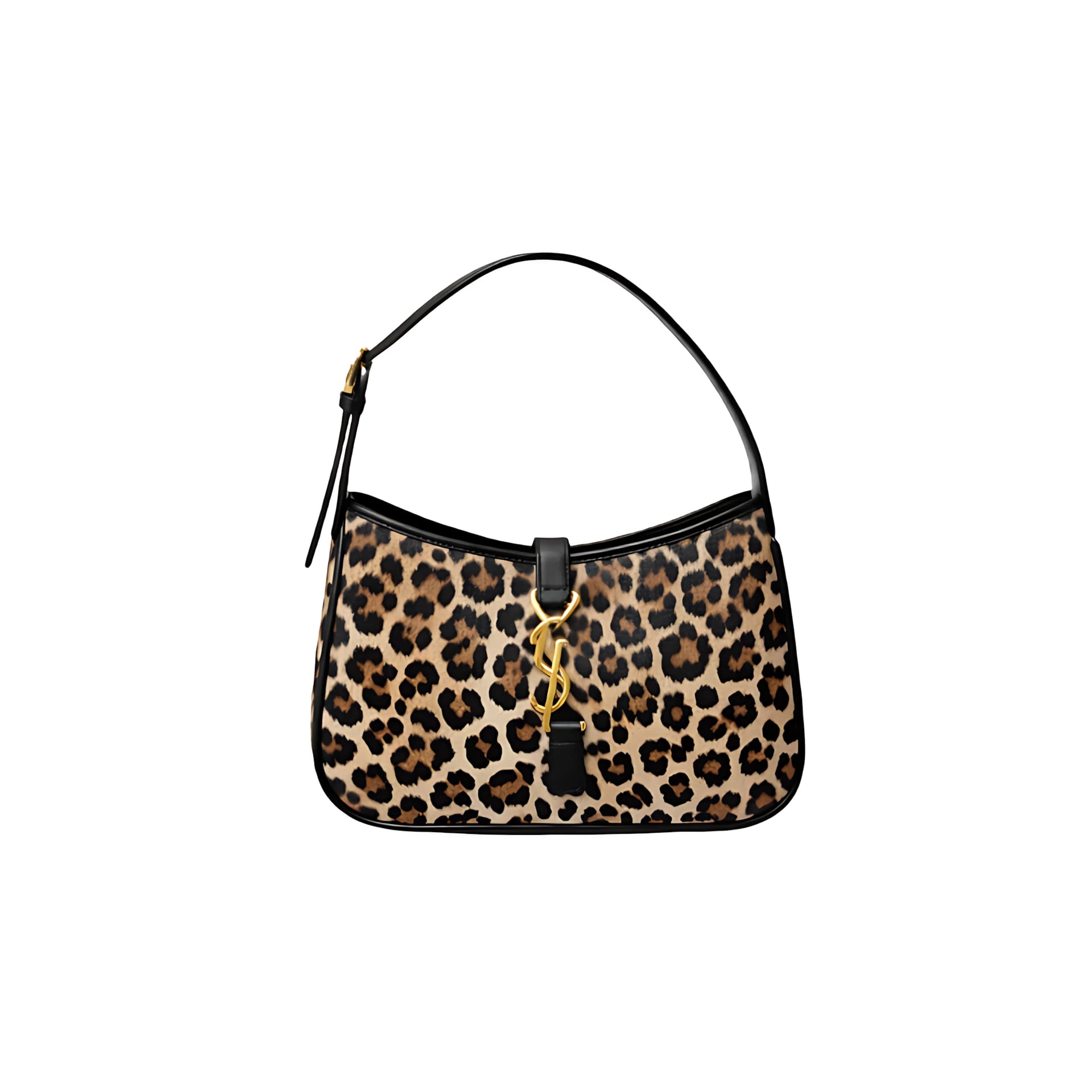 Saint Laurent Le 5 À 7 Leopard-Print