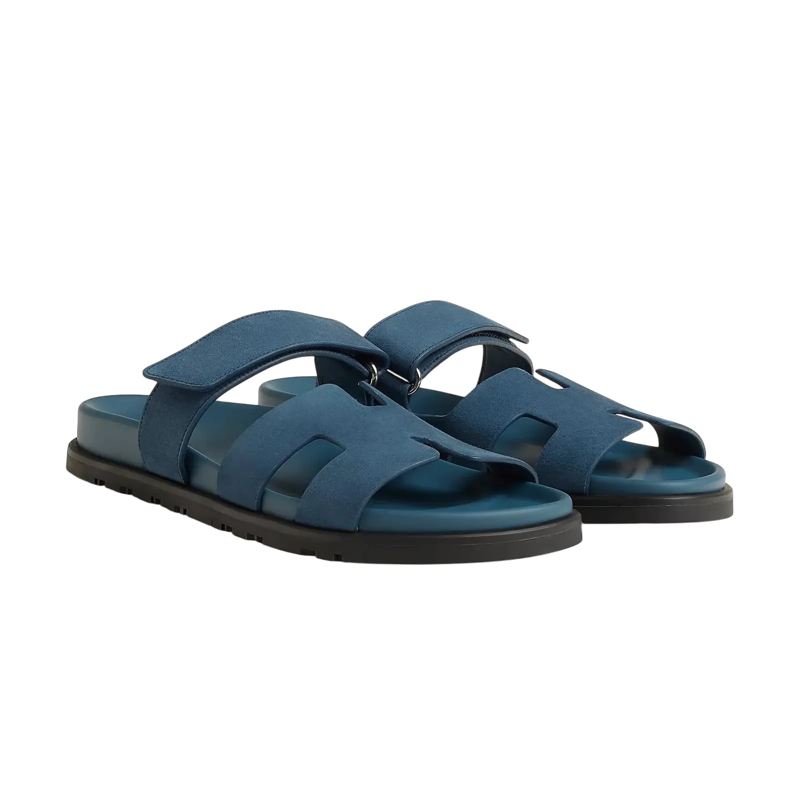 Hermès Chypre Sandals – Bleu Turquin