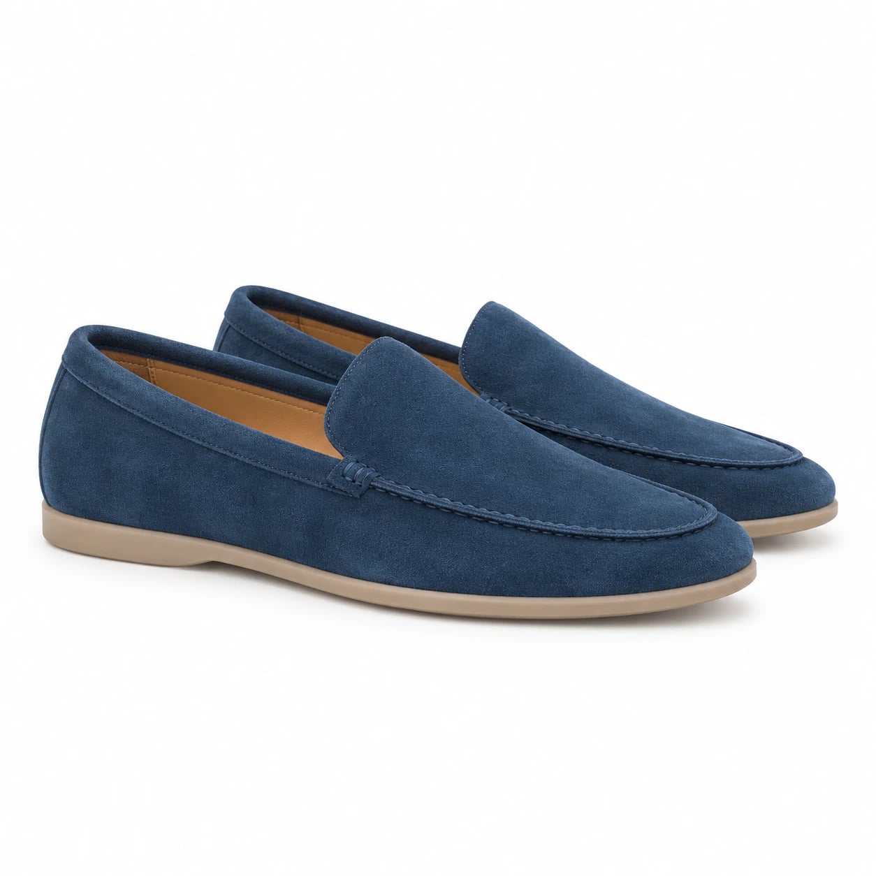 Loro Piana Footwear | Summer Walk Suede Blue (SH-LP-262-36)