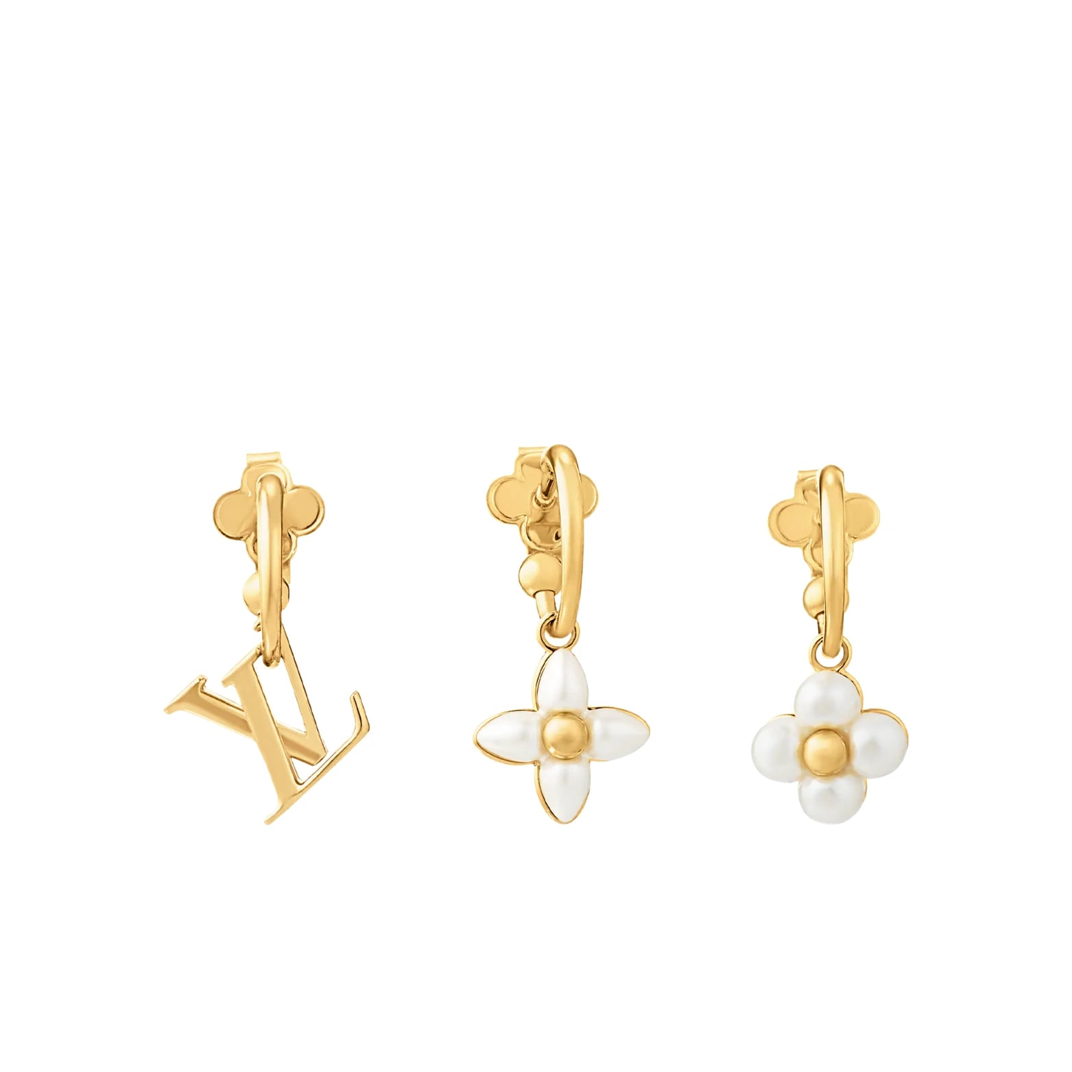 Louis Vuitton Floral Earrings