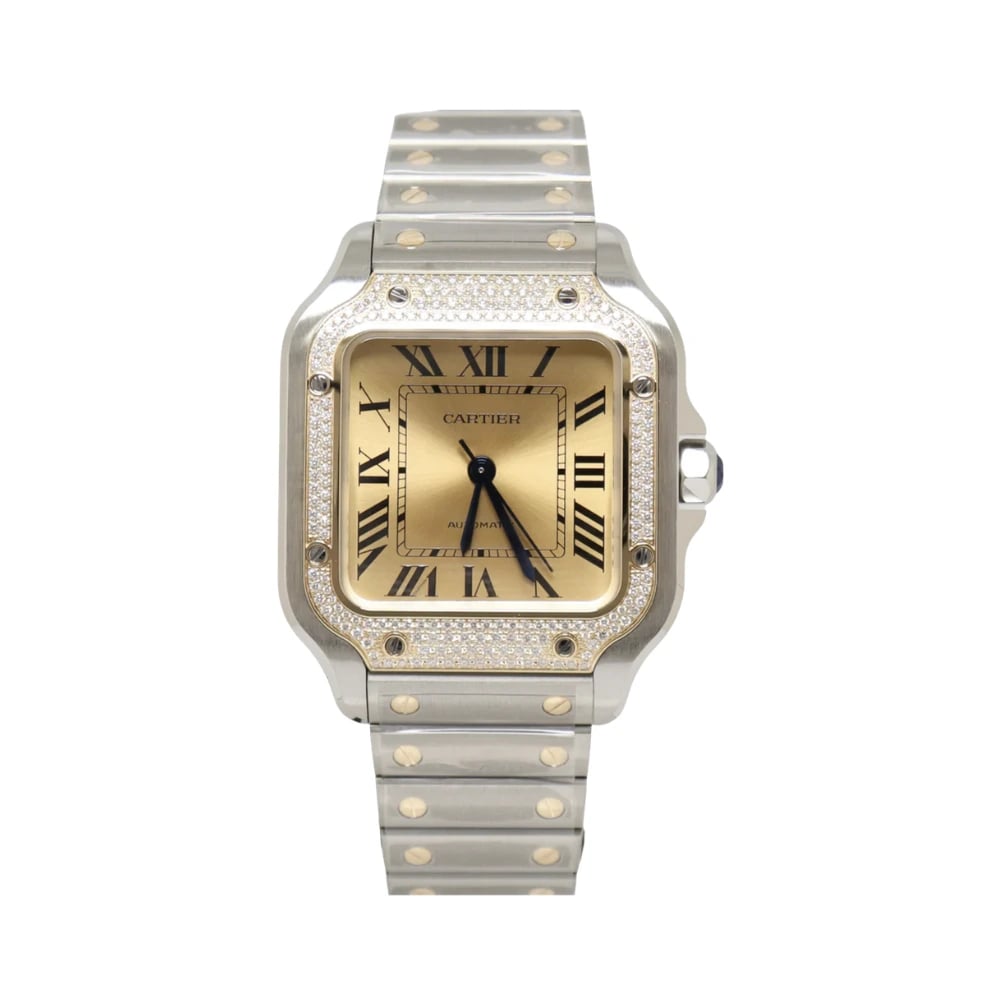Cartier Santos de Cartier – Two-Tone Yellow Dial