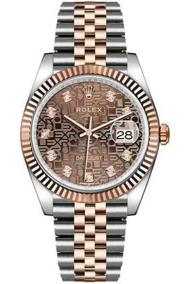 Rolex Datejust – Brown Dial Brown Steel