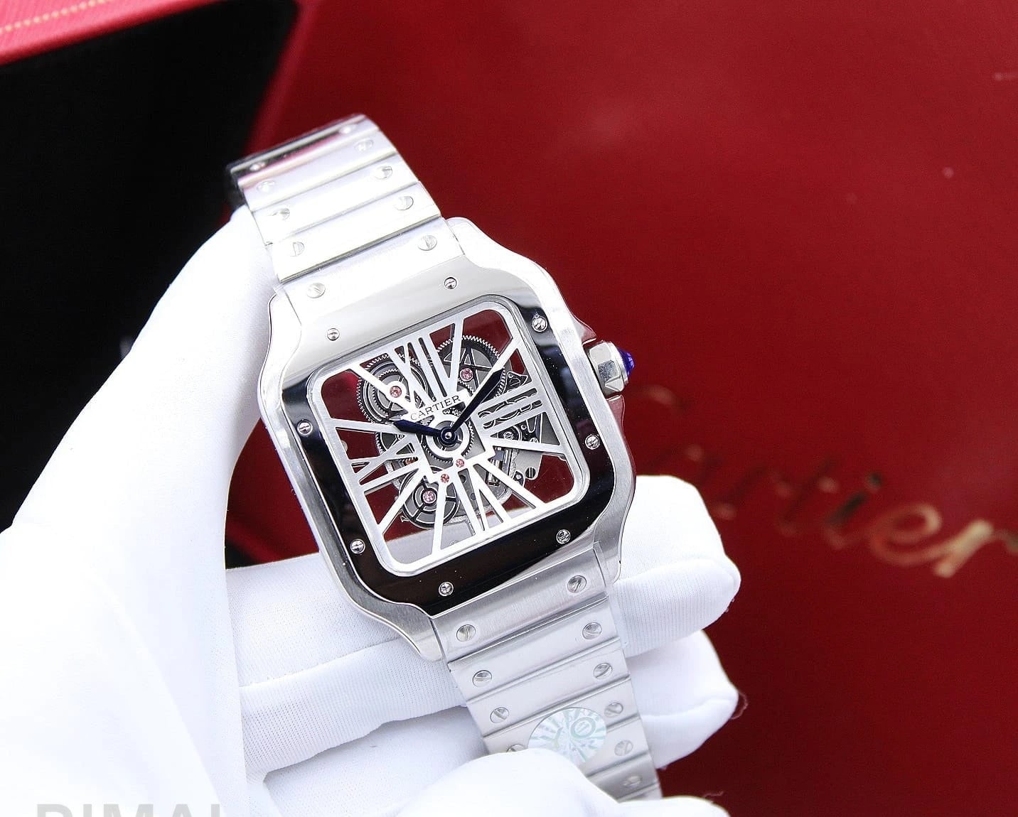 Cartier Watch | Santos de Black Dial