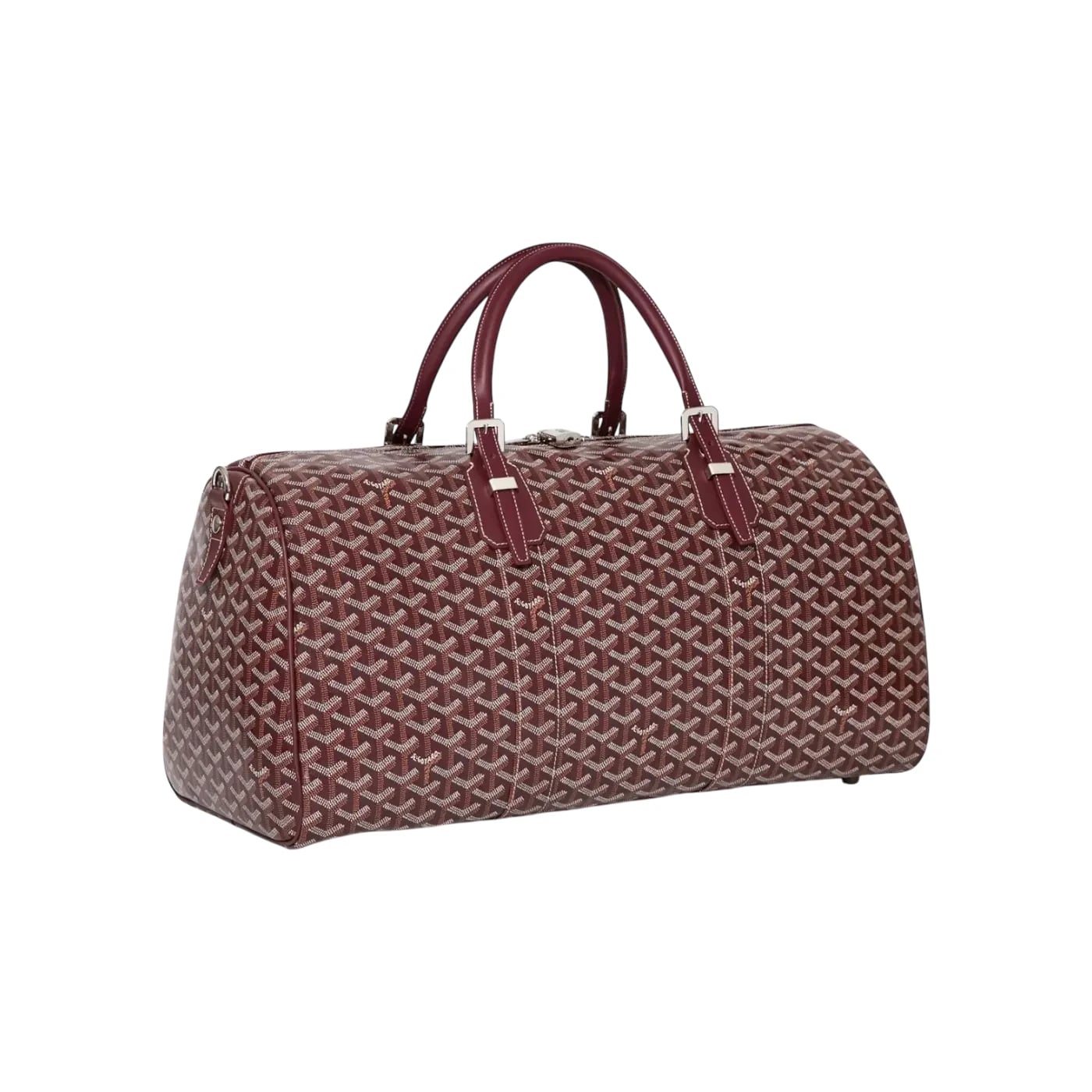 Goyard Boston 50 Bag Bordeaux