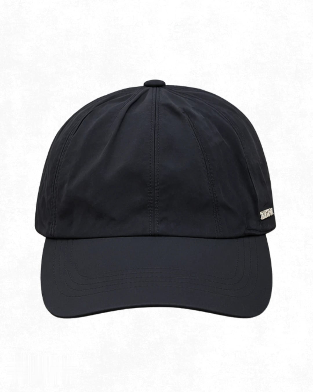 Zegna Cap | Technical Fabric Baseball Black