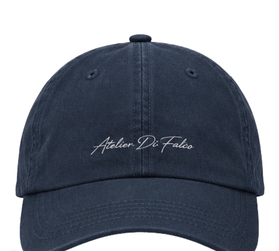 Atelier Cap | Script Logo Navy